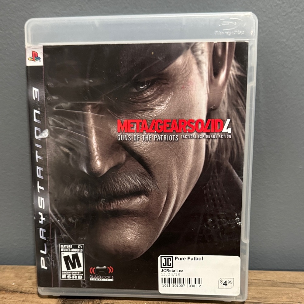 Sony PlayStation 3 Game - Metal Gear Solid 4